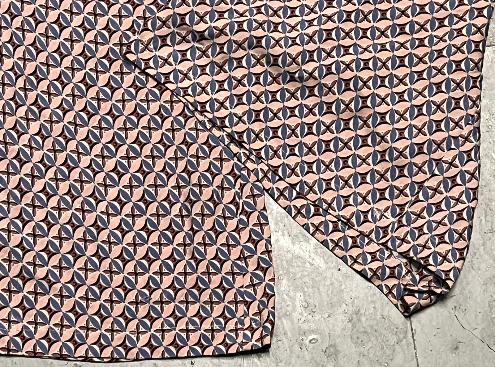 Wide-leg trousers with geometric print – photo 12